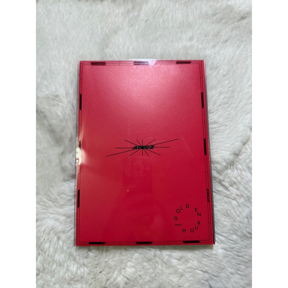 ATEEZ Golden Hour Part 2 Mini Album Red Version K-Pop CD Photobook Postcards
